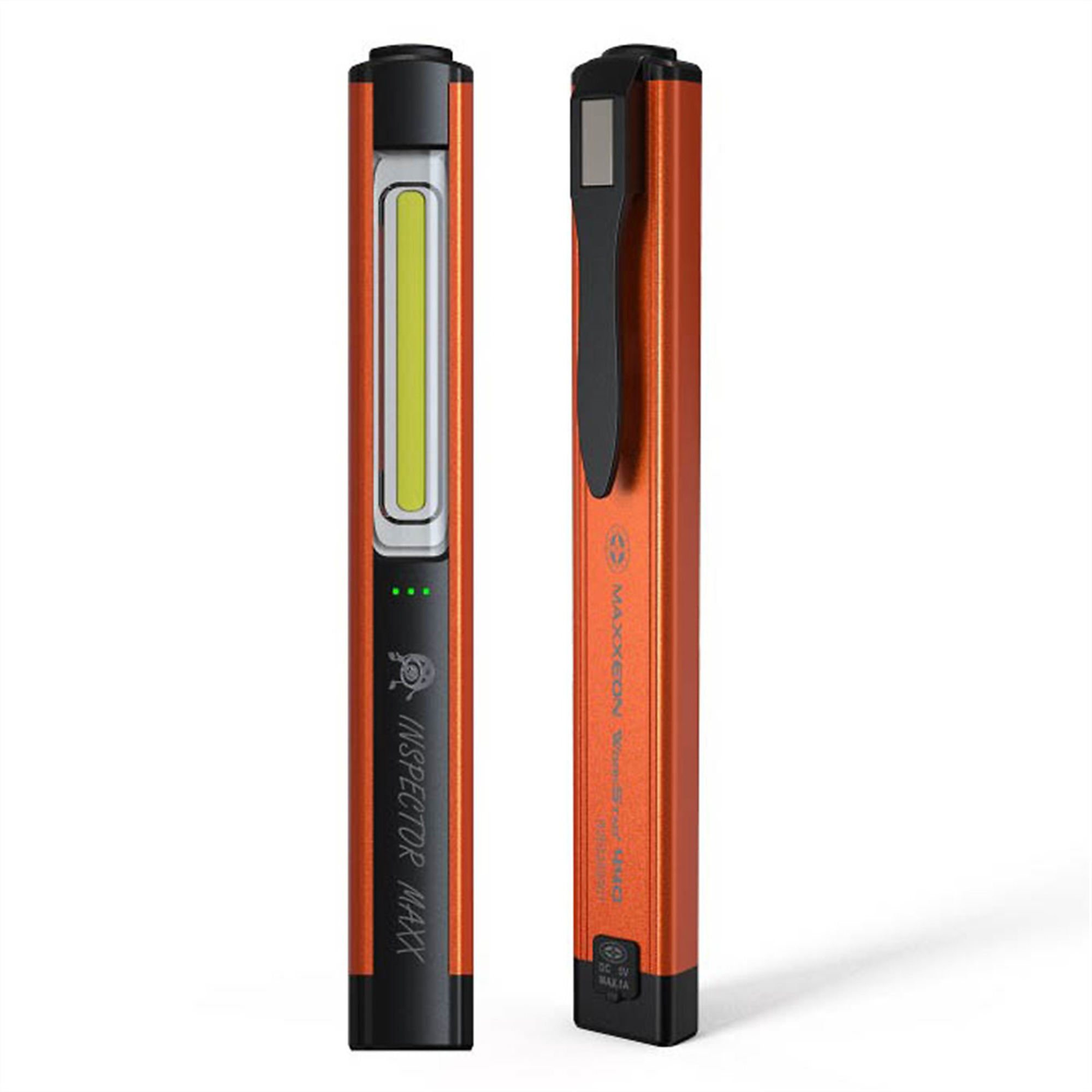 Maxxeon WorkStar 440 Inspector Maxx Work & Inspection Light — USB Rechargeable, 250 Lumen Floodlight, 160 Lumen Penlight, Model# MXN00440-1